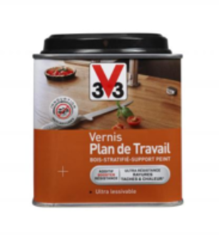 V33 VERNIS PLAN DE TRAVAIL SATIN 0,5L